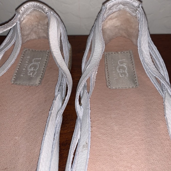 UGG SIZE 10 BRAND NEW ESPADRILLE SUEDE SLIP ON FLATS - Picture 3 of 10